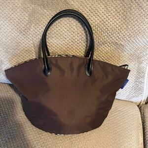 Burberry’s Blue Label Vintage Brown Nylon Tote